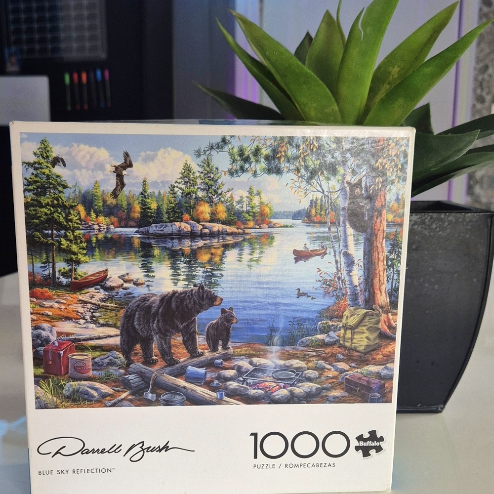 2 for $15 ⭐️ Buffalo Blue Sky Reflection 1000 pc Puzzle
